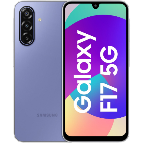 Telefon mobil Samsung Galaxy F17, 128GB, 4GB RAM, 5G, Violet Pop [0]