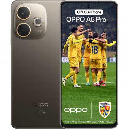 Telefon OPPO A5 Pro 5G, 256GB, 8GB RAM, Dual SIM, Black Brown [0]