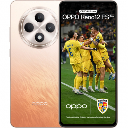 Telefon OPPO Reno12 FS 5G, 512GB, 12GB RAM, Dual SIM, Amber Orange [0]