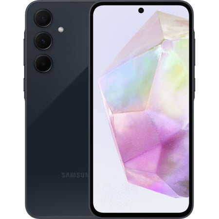 Telefoane - Telefon SAMSUNG Galaxy A35 5G, 128GB, 6GB RAM, Dual SIM, Awesome Navy