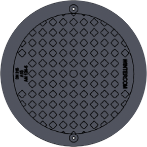 Canalizare - Capac camin vizitare pentru teava lisa PVC DN 315