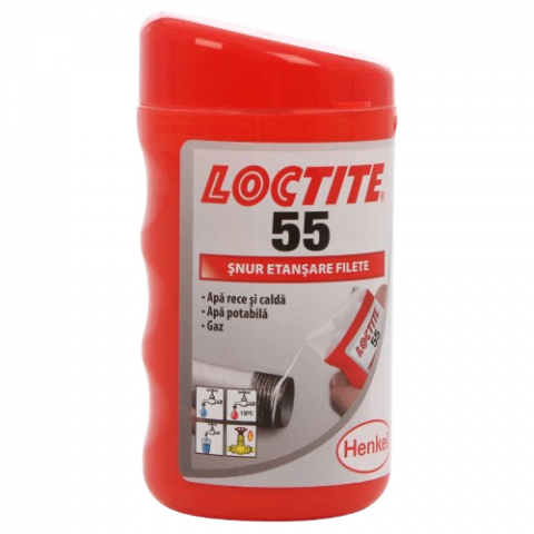 Adezivi si lubrifianti - Snur etansare filete si conducte 160m LOCTITE 55