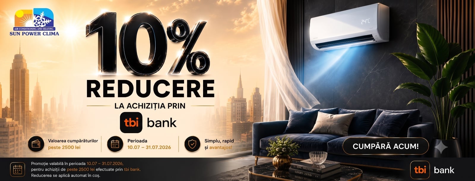 Discount 10% TBI Bank