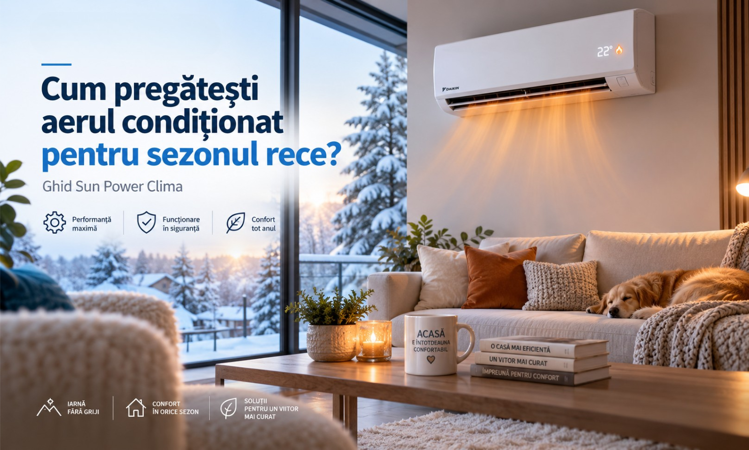 Cum pregătești aerul condiționat pentru sezonul rece?