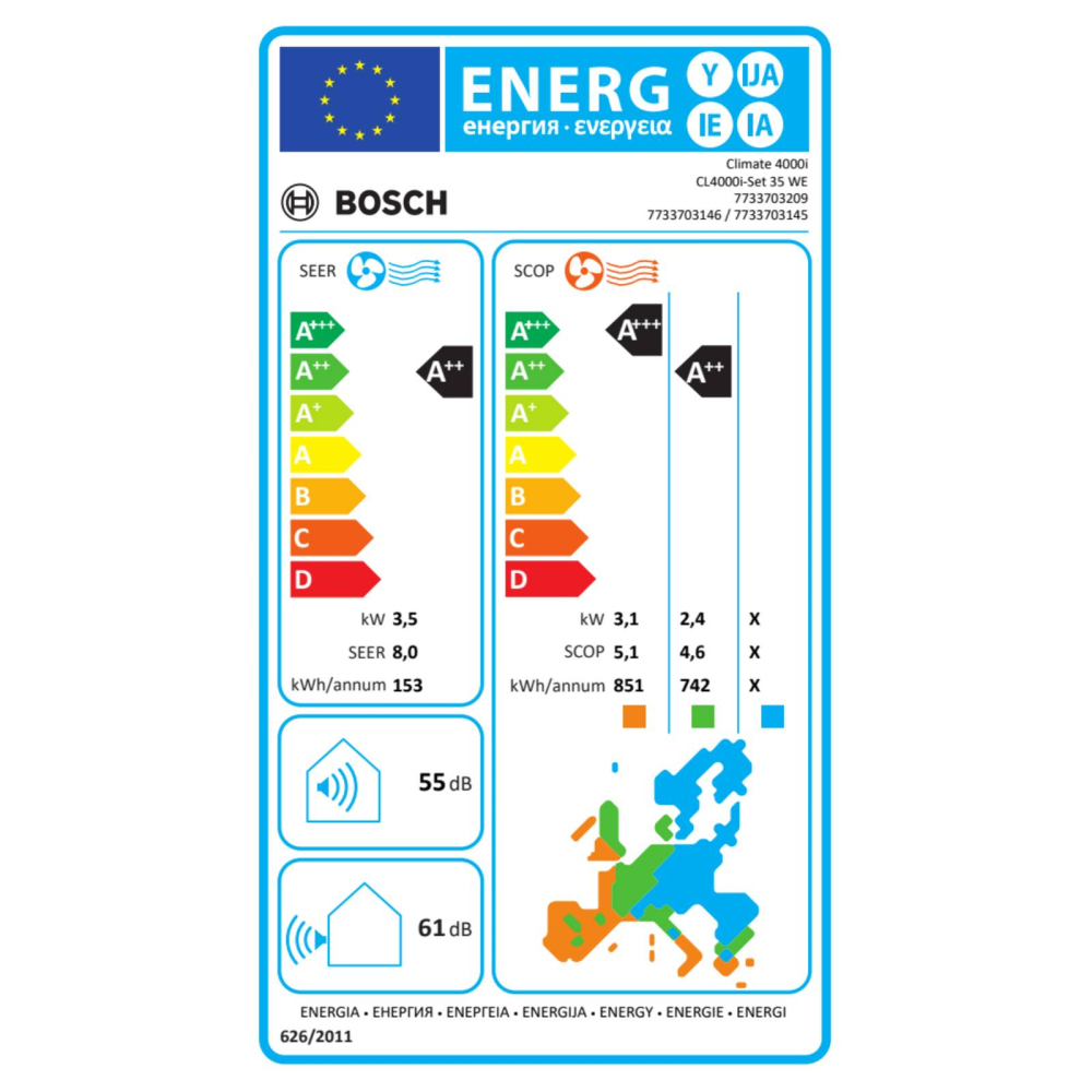Aparat de aer conditionat Bosch Climate 4000i 12000 BTU - Sun Power Clima [3]