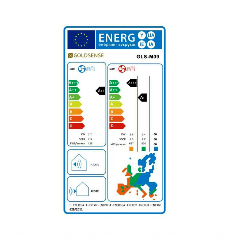 Aparat aer condiționat Goldsense M PRO 9000 BTU, Wi-Fi - Sun Power Clima [4]