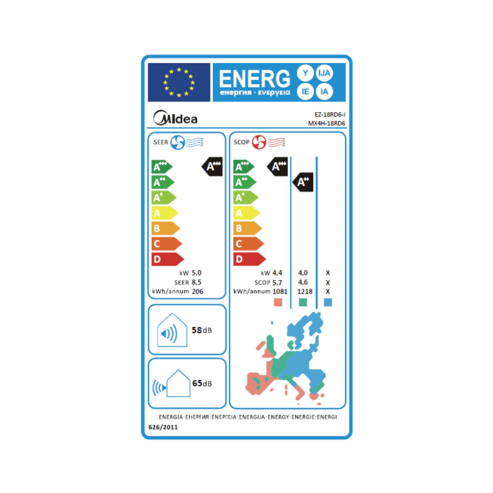 Aer condiționat Midea Solstice 18000 BTU Inverter | Sun Power Clima [6]