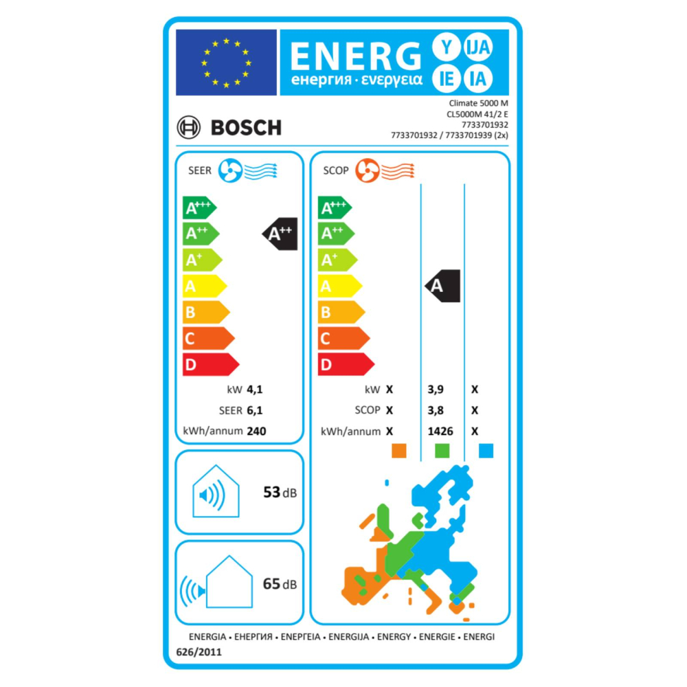 Aer condiționat multisplit Bosch 6000i 9000 + 12000 BTU | 2 camere | Sun Power Clima [6]