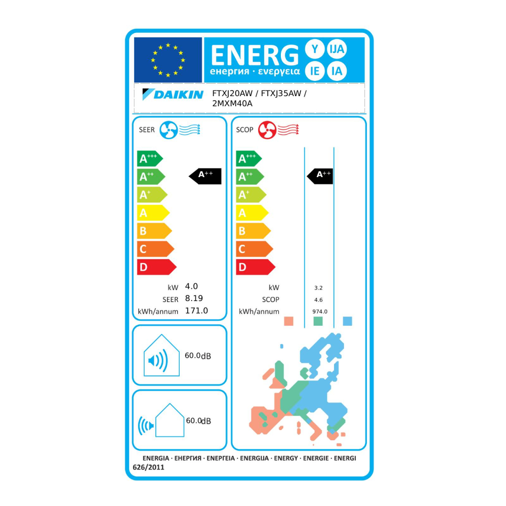 Aer condiționat multisplit Daikin Emura 7000 + 12000 BTU | Sun Power Clima [5]