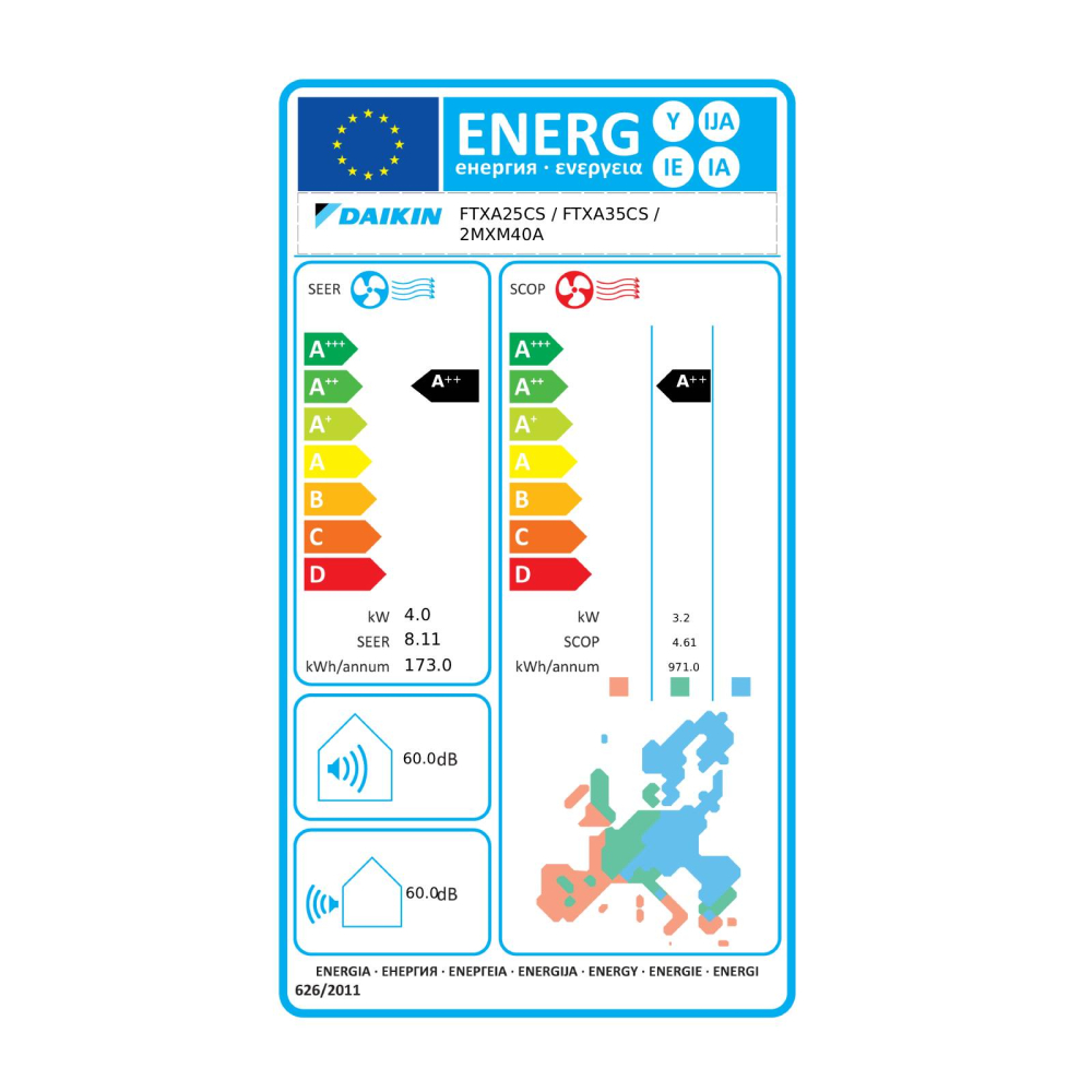 Aparat de aer conditionat multisplit Daikin cu doua unitati interne Stylish 9000 si 12000 BTU Silver - Sun Power Clima [6]