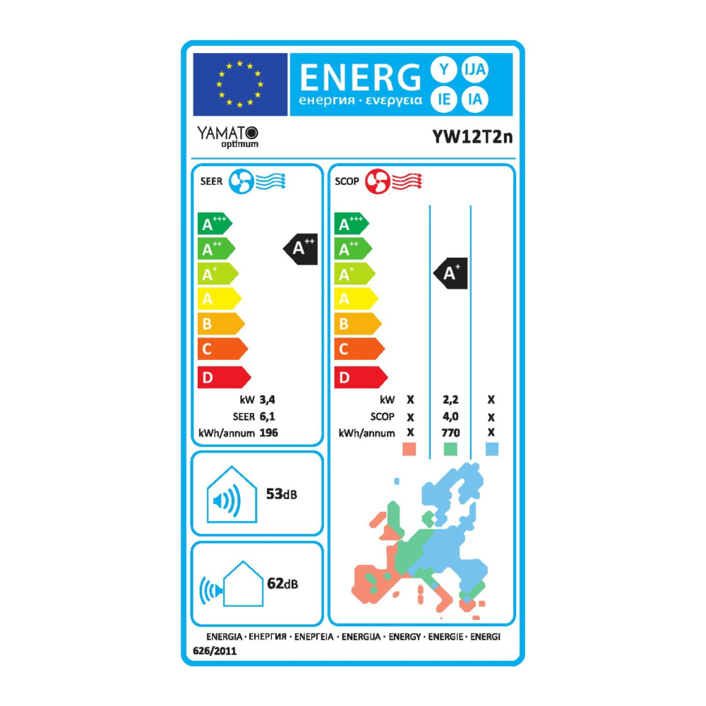 Aparat de aer conditionat Yamato Optimum R32 YW12T2 12000 BTU montaj inclus - Sun Power Clima [5]