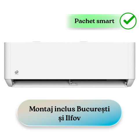 Promotii cu montaj inclus - Aer Conditionat Eurocool T-PRO Inverter 12000 BTU | Pachet cu montaj inclus | Sun Power Clima