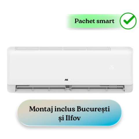Promotii cu montaj inclus - Aparat aer conditionat  AUX Qseries ASW-H12C5B4/QCR3DI-C0 12000 BTU - Sun Power Clima