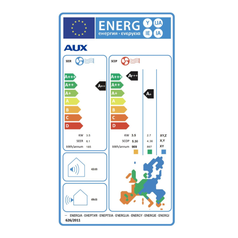 Aer conditionat AUX Qseries 12000 BTU Inverter WiFi | Sun Power Clima [7]