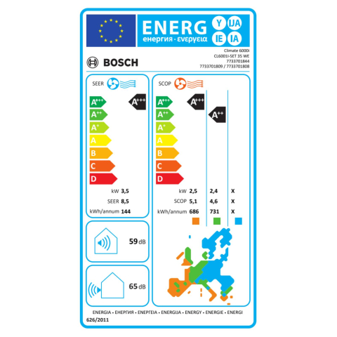 Aparat de aer conditionat Bosch Climate 6000i 12000 BTU - Sun Power Clima [4]