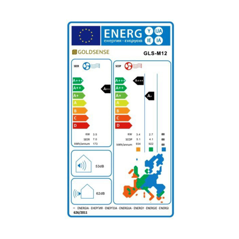 Aparat aer condiționat Goldsense M PRO 12000 BTU | Sun Power Clima [3]
