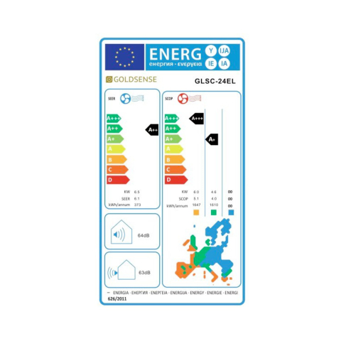 Aer condiționat Goldsense New Elite 24000 BTU - Sun Power Clima [3]