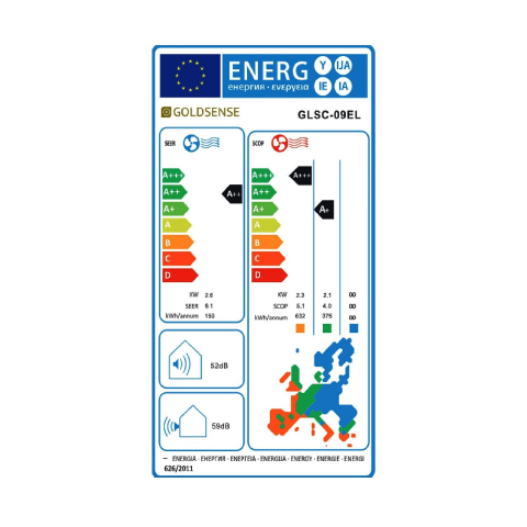 Aer condiționat Goldsense New Elite 9000 BTU - Sun Power Clima [3]