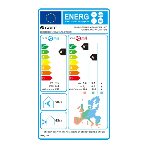 Aparat de aer conditionat Gree Bora A4 Inverter 18000 BTU Wi-Fi - Sun Power Clima [2]