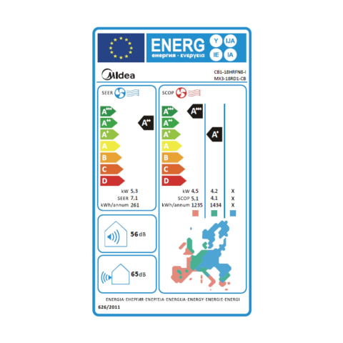Aer condiționat Midea Breezeless E 18000 BTU Inverter | Sun Power Clima [4]