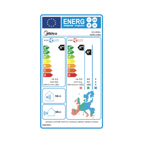 Aer condiționat Midea Solstice 21000 BTU Inverter | Sun Power Clima [5]