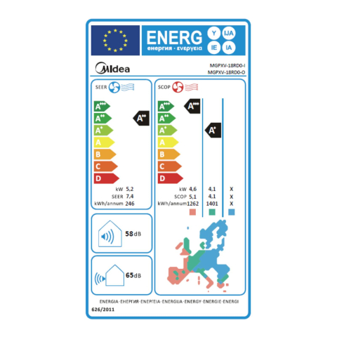 Aparat aer condiționat Midea Solunar Lite 18000 BTU | Montaj București Ilfov | Sun Power Clima [5]