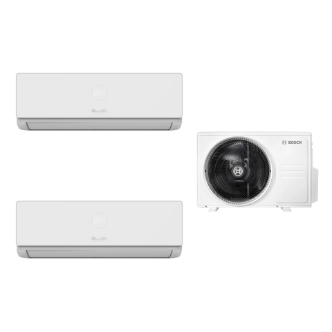 Aer conditionat multi-split - Aparat de aer conditionat multisplit Bosch cu doua unitati interne Climate 4000i 12000 BTU - Sun Power Clima