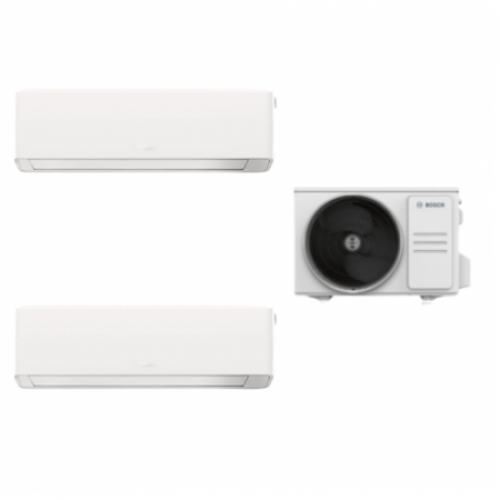 Aer conditionat multi-split - Aparat de aer conditionat multisplit Bosch cu unitate externă Climate 7000M 53/2 E 18000 BTU și 1 unitate interna 7000i 9000 BTU + 1 unitate interna 7000i 12000 BTU