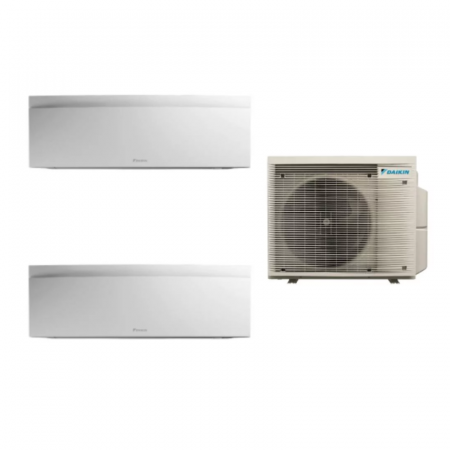 Aer conditionat multi-split - Aparat de aer conditionat multisplit Daikin Bluevolution cu doua unitati interne Emura White 7000 BTU - Sun Power Clima