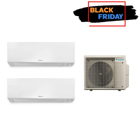 Aer conditionat multi-split - Aparat de aer conditionat multisplit Daikin Bluevolution cu doua unitati interne Perfera 7000 BTU - Sun Power Clima