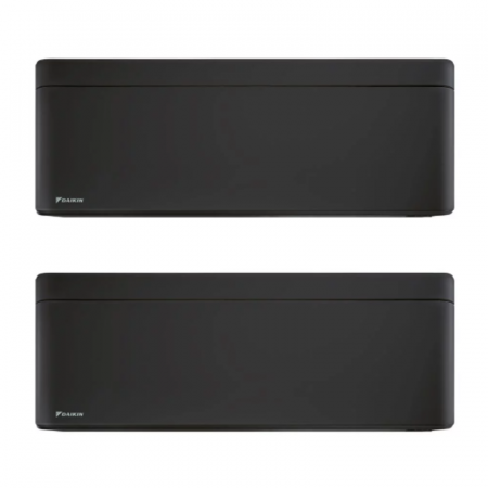 Aparat de aer conditionat multisplit Daikin Bluevolution cu doua unitati interne Stylish 7000 si 12000 BTU Black - Sun Power Clima [1]