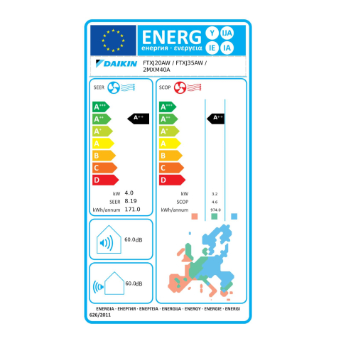 Aer condiționat multisplit Daikin Emura 7000 + 12000 BTU | Sun Power Clima [4]