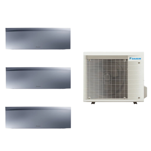 Aparat de aer conditionat multisplit Daikin Bluevolution cu doua unitati interne Emura 9000 si una de 12000 BTU Silver - Sun Power Clima [0]