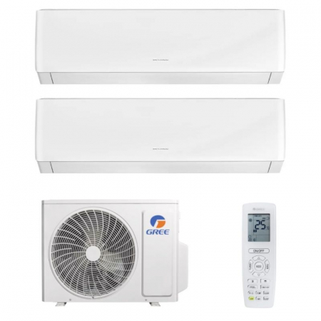 Aer conditionat multi-split - Aparat de aer conditionat multisplit Gree cu doua unitati interne Gree Pular GWH12AGBXB-K6DNA1Z 12000 BTU - Sun Power Clima
