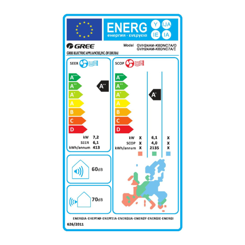 Aparat aer condiționat tip coloana Gree T-Fresh 24000 BTU Inverter | SUN POWER CLIMA [4]