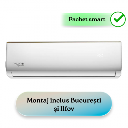 Promotii cu montaj inclus - Aparat de aer conditionat Yamato Optimum R32 YW12T2 12000 BTU montaj inclus - Sun Power Clima