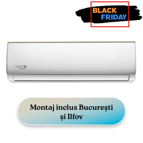Aer conditionat single-split - Aparat de aer conditionat Yamato Optimum R32 YW12T2 12000 BTU montaj inclus - Sun Power Clima