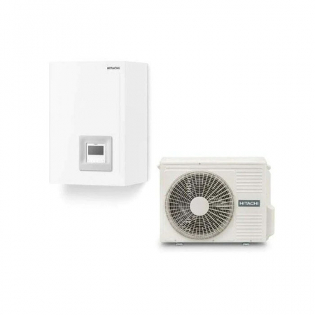Splitate fara boiler - Pompa caldura aer-apa HITACHI Yutaki S 8 kw, RWM-3.0R1E+RAS-3WHVRP1 - Sun Power Clima