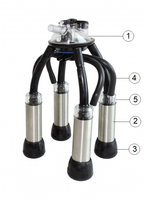 240cc Unitate de muls, manșoane tip 102 [2]