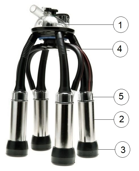 240cc Unitate de muls, manșoane tip Standard [2]