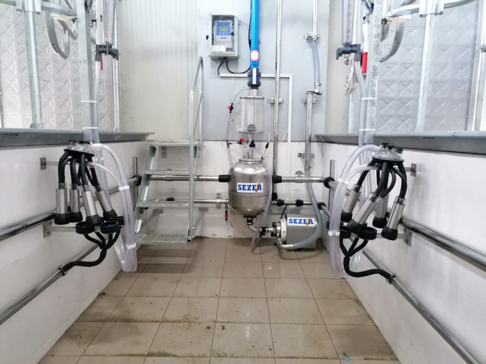 Sala de muls vaci tip "Brăduleț", cu Pulsatoare Electronice [2]