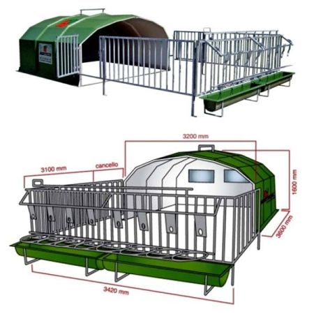Diverse - Boxe pentru viței AGRIBOX 8
