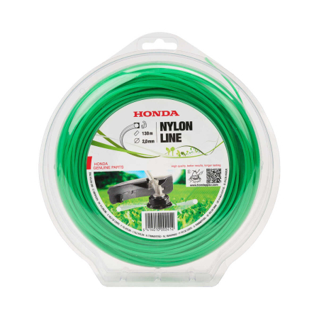 Motocoase - Fir nylon pentru motocoasă – 2,0 mm -130m – Profil octogonal - Verde