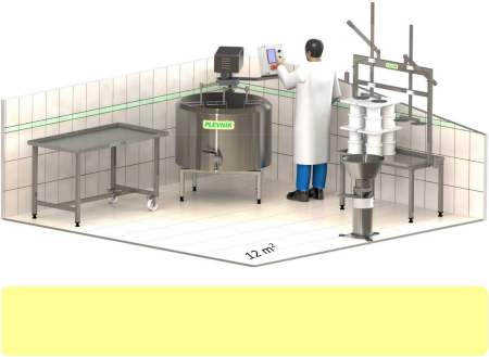 Linii productie branzeturi - Linie productie branzeturi 200L Advanced+