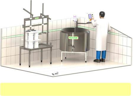 Linii productie branzeturi - Linie productie branzeturi 200L Basic+