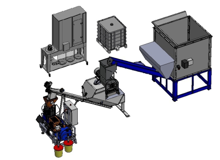 LINII PRODUCTIE PELETI - Linie producție peleți PLT-400 SUPER-COMPACT LINE