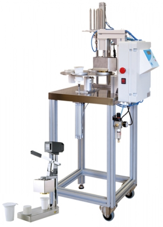 Instalatii de îmbuteliere/ambalare produse lactate - Mașină de termosigilare capace BP600