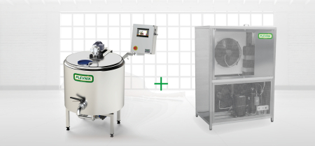 PASTEURIZATOARE - Pasteurizator PH 200-600, cu unitate încălzire-răcire 