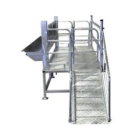 Stand blocare și hrănire oi/capre cu Rampe [3]