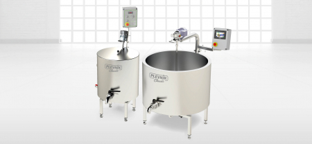 Electrice+Apă fierbinte (P, EW) - Vane pasteurizare și închegare SK Classic Automatic 200L-300L